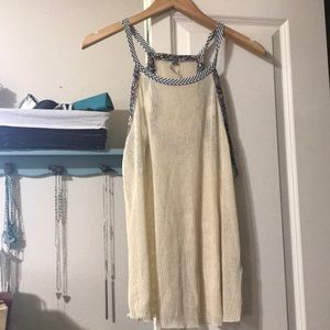 BKE sheer knit tank top. Size L (fits like M)